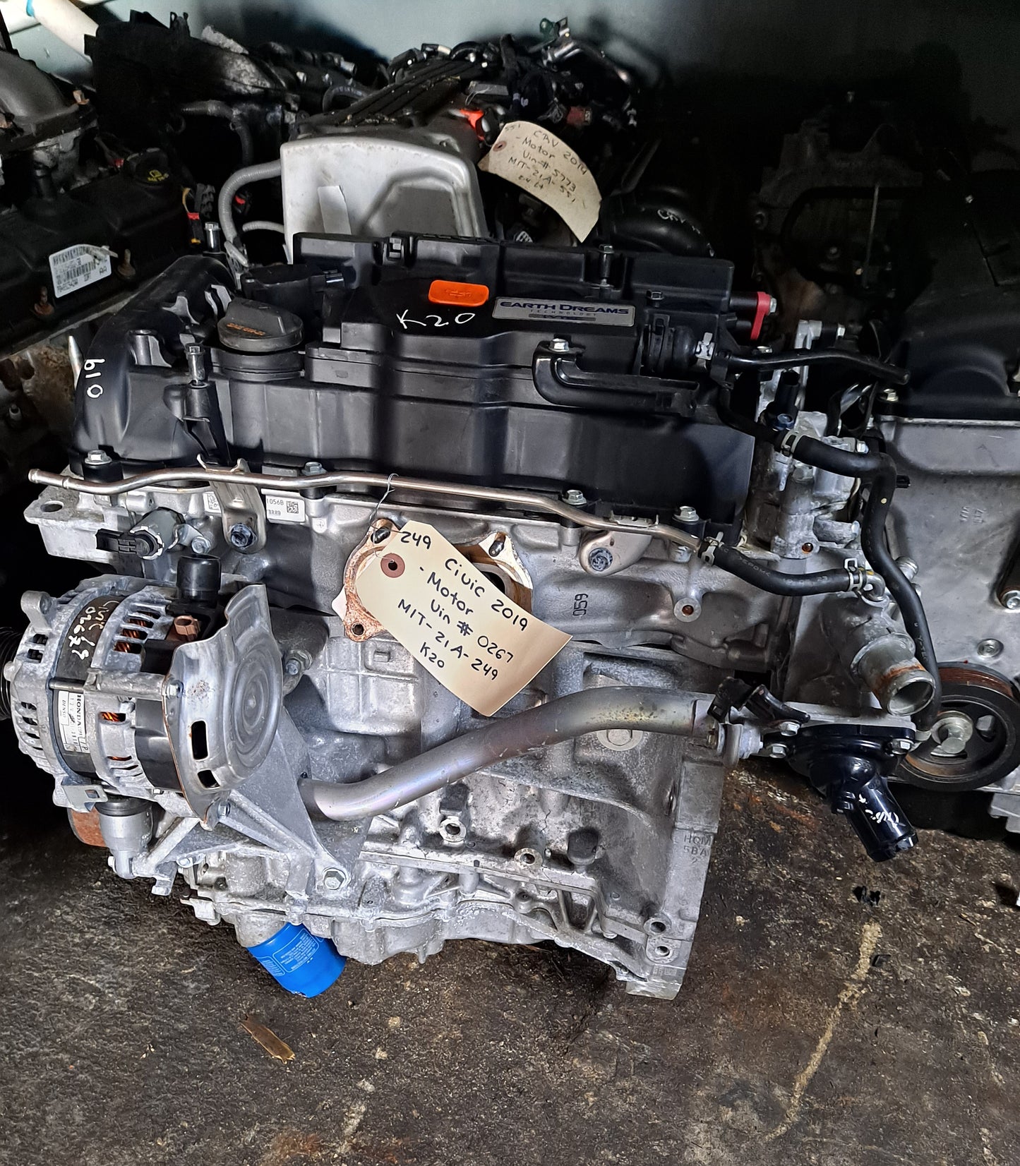 MOTOR HONDA CIVIC 2019 (K20)