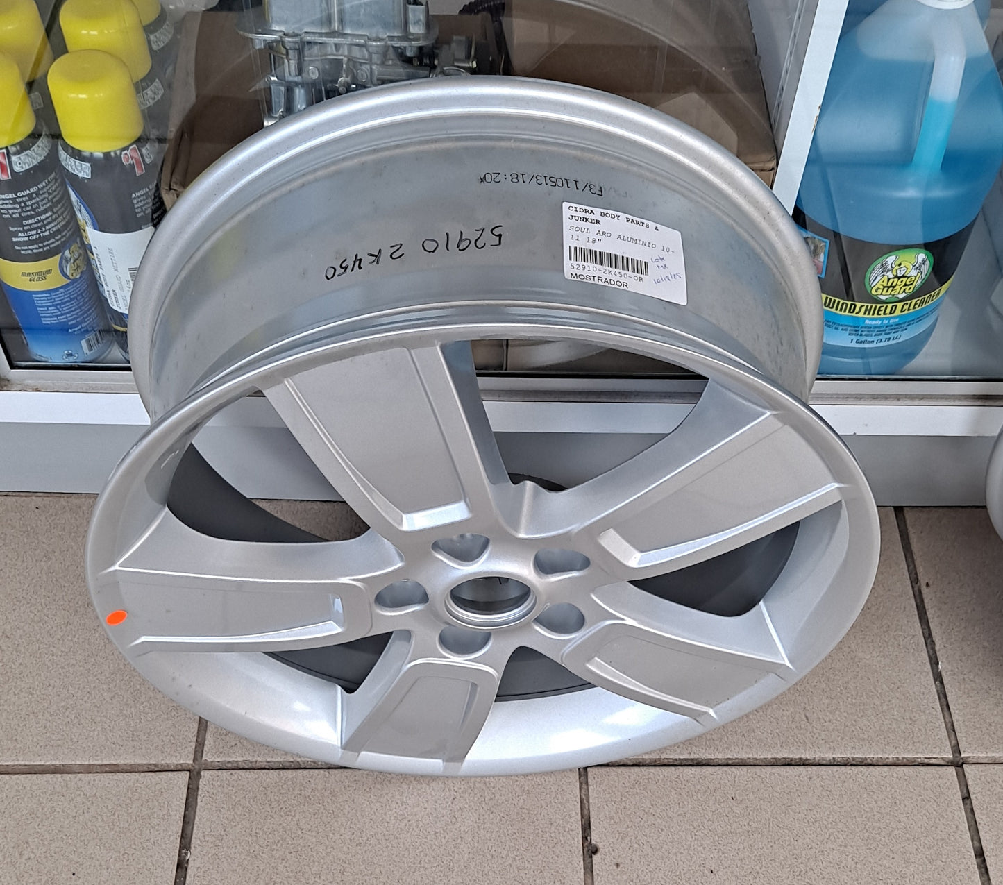 ARO DE ALUMINIO 18" KIA SOUL 2010-2011 NUEVO/ORIGINAL
